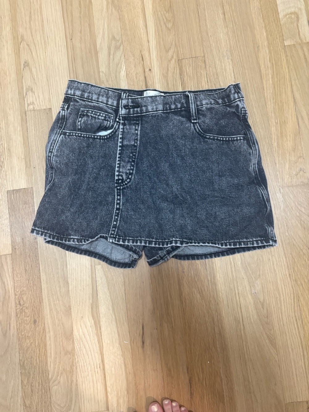 NWOT wild fable Black Acid Wash Jean Shorts